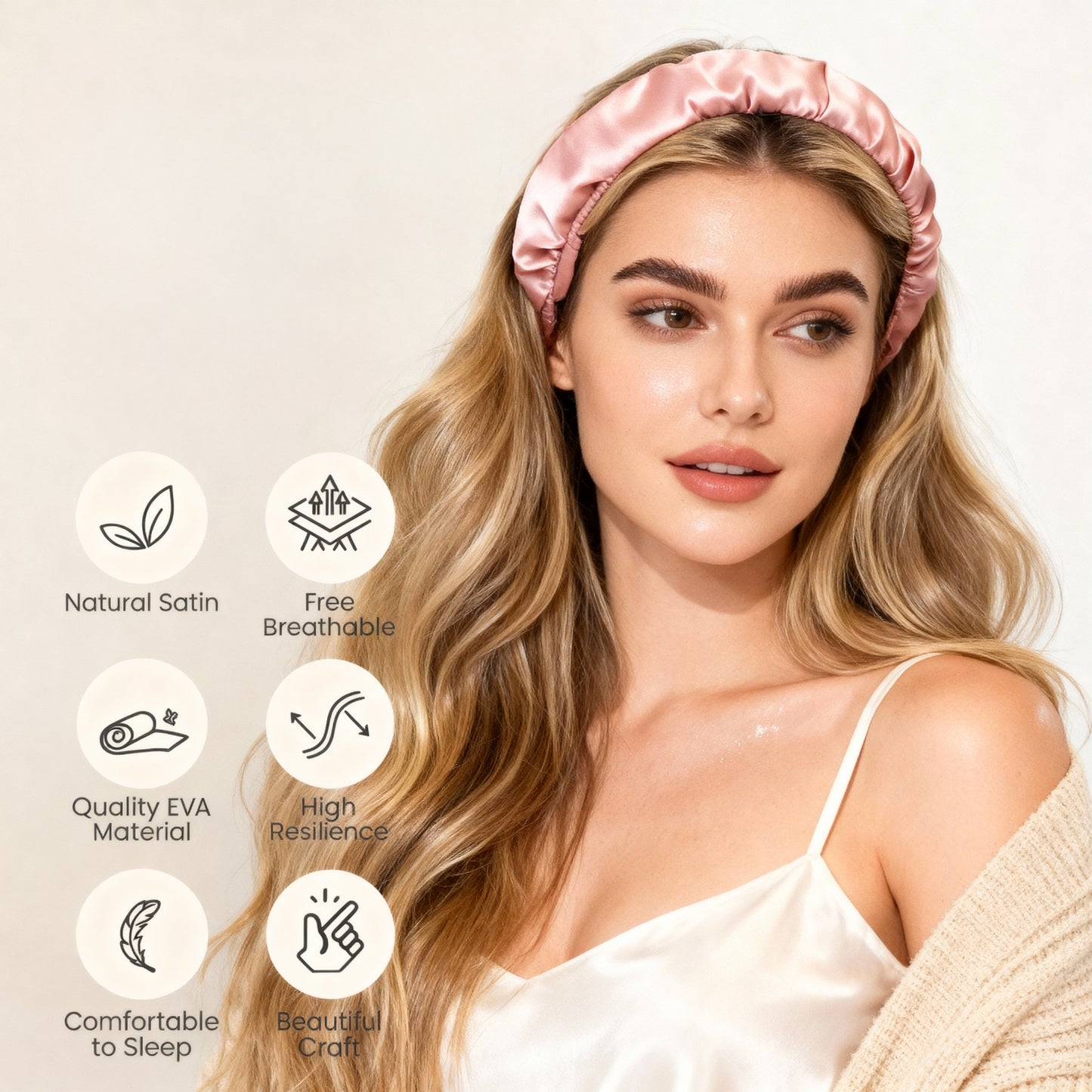 Amariné SoftCurl - Heatless Hair Curling Ribbon